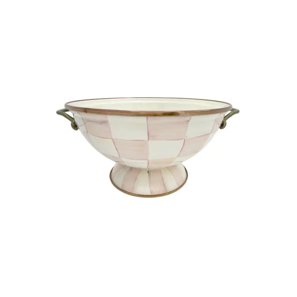 MACKENZIE-CHILDS Almost Everything Bowl in Rosy Check